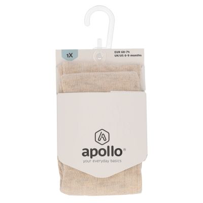 Apollo Maillot Rib Beige Melange maat 80/86