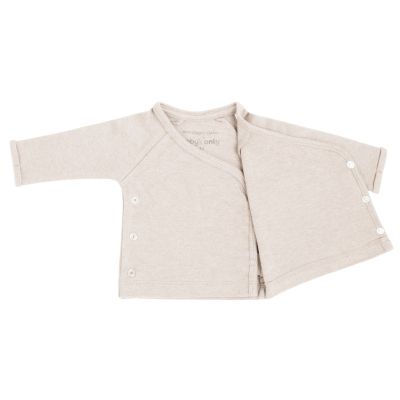 Baby's Only Trui Met Overslag Melange Warm Linen