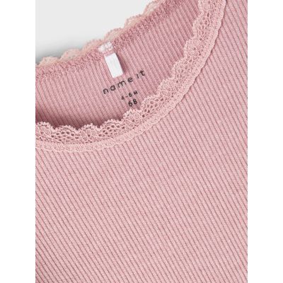 Name It Romper Kab Lace Deauville Mauve maat 56