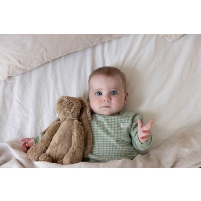 Feetje Pyjama Wafel Groen melange mt 68