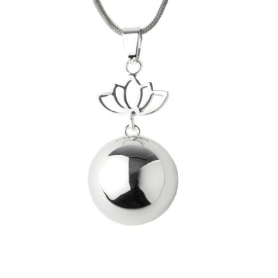 Bola Zwangerschapshanger Zilver Lotus