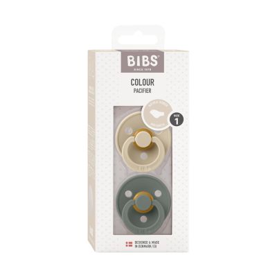 BiBs Fopspeen - Anatomisch - 2 Stuks - 0-6 Mnd - Vanilla/Pine BiBs Fopspeen - Anatomisch - 2 Stuks - 0-6 Mnd - Vanilla/Pine