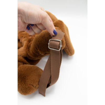 Babyjem Kinderrugzak Pluche Hond Lichtbruin
