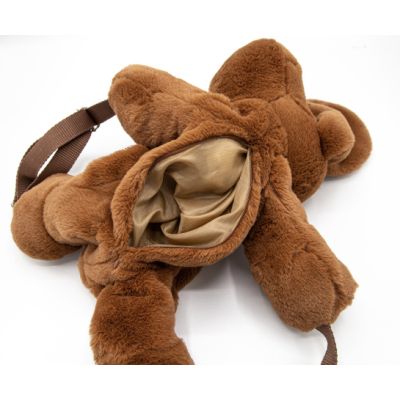 Babyjem Kinderrugzak Pluche Hond Lichtbruin