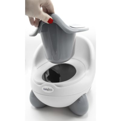 Babyjem Potje TonTon Wit/Grijs


