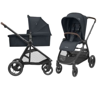 Maxi-Cosi Street+ Trio Essential Graphite (Black Frame + Brown Leather)