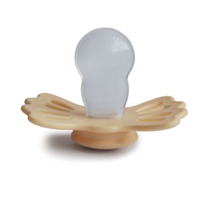 Frigg Fopspeen Lucky Pale Daffodil/Silky Satin T2 6-18mnd (2 stuks)