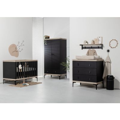 Interbaby Babykamer Strips Zwart