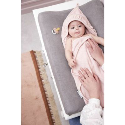 Meyco Badcape Badstof Ruffle Soft Pink