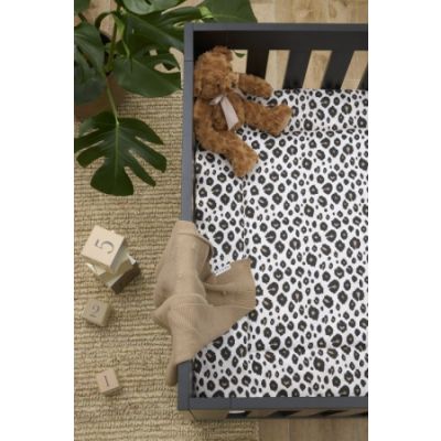 Meyco Boxkleed Leopard Sand Melange 80 x 100 cm