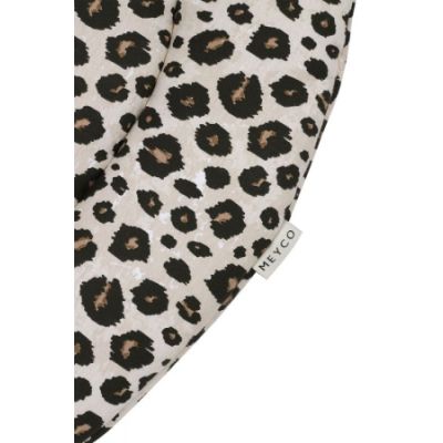 Meyco Boxkleed Rond Leopard Sand Melange 95cm