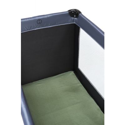 Meyco Campingbed Matrashoes Jersey Deluxe Forest Green 60 x 120 cm