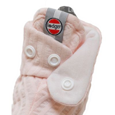 Lodger Slipper Seersucker Tan 0-3mnd 0-3 maanden