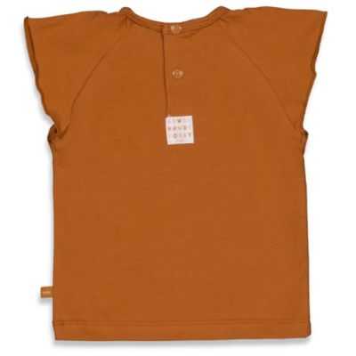 Feetje T-Shirt Korte Mouw Howdy Honey Bruin 56