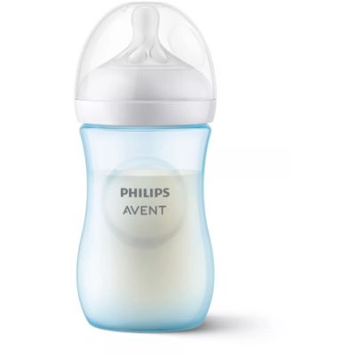 Philips Avent Fles Natural Response Blauw 260ml Philips Avent Fles Natural Response Blauw 260ml