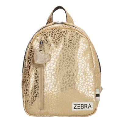 Zebra Rugzak Goud Panter
