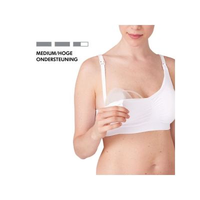 Medela 3-in-1 Borstvoedings- En Kolfbeha Wit Maat XXL