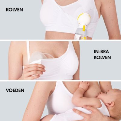 Medela 3-in-1 Borstvoedings- En Kolfbeha Wit XL Medela 3-in-1 Borstvoedings- En Kolfbeha Wit XL