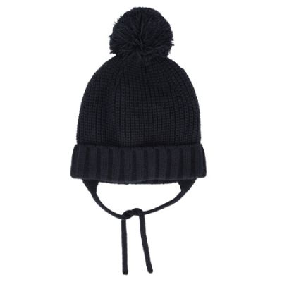 Sarlini Muts Knit Pompon Navy
