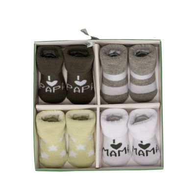 BD Collection Sokjes 4-Pack Multi Green