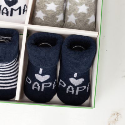 BD Collection Sokjes 4-Pack Multi Navy