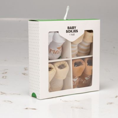 BD Collection Sokjes 4-Pack Multi Sand