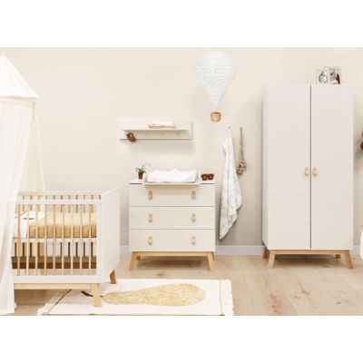 Bopita Commode 3 Laden Lines Dune / Naturel Bopita Commode 3 Laden Lines Dune / Naturel