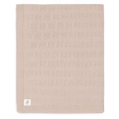 Jollein Ledikantdeken Grain Knit Wild Rose 100 x 150 cm