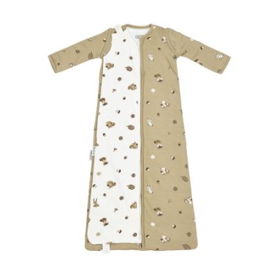 Meyco Slaapzak 4-Seizoenen Forest Animals Sand One Size 
