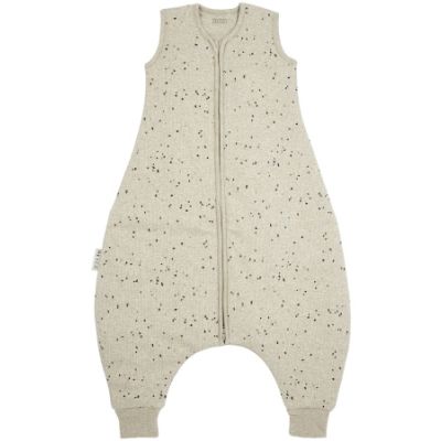 Meyco Slaapzak Winter Jumper Rib Mini Spots Sand Melange 80 cm
