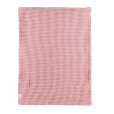 Meyco Ledikantdeken Wafel Teddy Old Pink 100 x 150 cm


