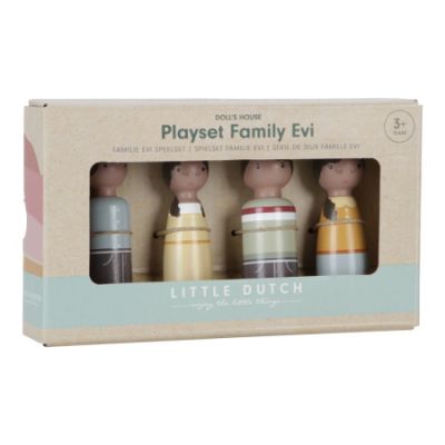 Little Dutch Aanvulset Poppenhuis - Familie Evi FSC