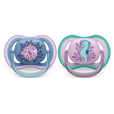 Philips Avent Fopspeen Ultra Air Seahorse / Fish 6-18mnd (2 stuks) SCF085/61
