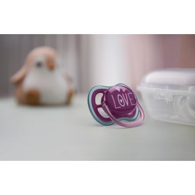 Philips Avent Fopspeen Ultra Air Elephant / Love 18mnd+ (2 stuks) SCF349/22
