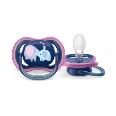 Philips Avent Fopspeen Ultra Air Elephant / Love 18mnd+ (2 stuks) SCF349/22
