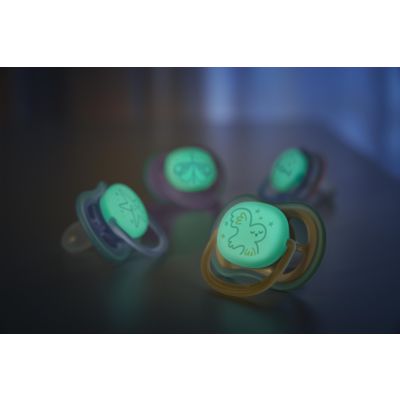 Philips Avent Fopspeen Ultra Air Nighttime Star / Owl 0-6mnd (2 stuks) SCF376/18
