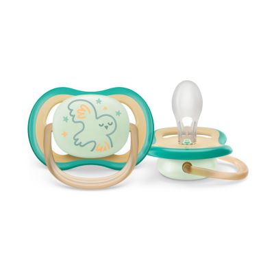 Philips Avent Fopspeen Ultra Air Nighttime Star / Owl 0-6mnd (2 stuks) SCF376/18
