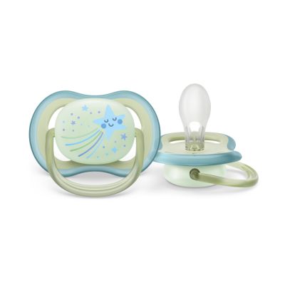 Philips Avent Fopspeen Ultra Air Nighttime Star / Owl 0-6mnd (2 stuks) SCF376/18
