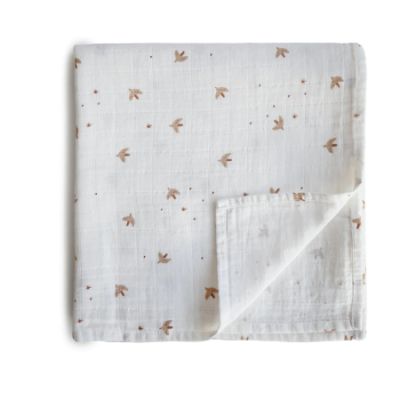 Mushie Swaddle Sparrow 120 x 120 cm