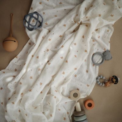 Mushie Swaddle Sparrow 120 x 120 cm
