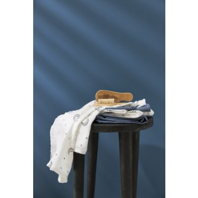 Meyco Monddoek Hydrofiel Moon Indigo 30 x 30 cm 3-Pack
