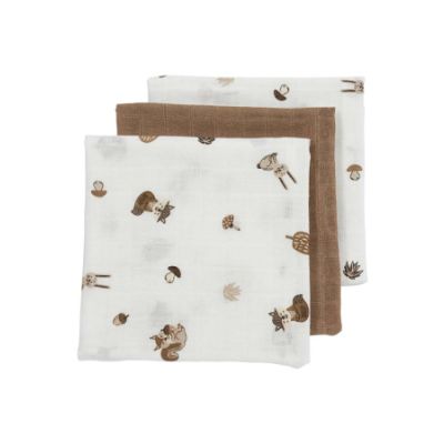 Meyco Starterset Hydrofiel Forest Animals Toffee 9-Pack

