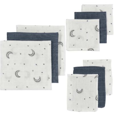 Meyco Starterset Hydrofiel Moon Indigo 9-Pack
