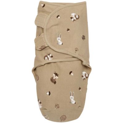 Meyco SwaddleMeyco Forest Animals Sand 4-6 Maanden 
