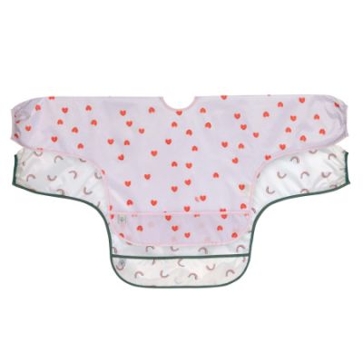 Lässig Slab Lange Mouw Happy Rascals Heart Lavender 2-Pack