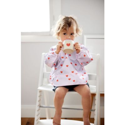 Lässig Slab Lange Mouw Happy Rascals Heart Lavender 2-Pack