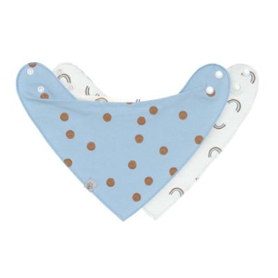 Lässig Bandana Happy Rascals Smile Sky Blue 2-Pack