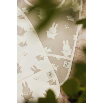 Jollein Slab Waterproof Miffy & Snuffy Nougat 2-Pack Jollein Slab Waterproof Miffy & Snuffy Nougat 2-Pack