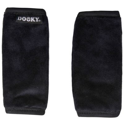 Dooky Seatbelt Pads Black 2 stuks
