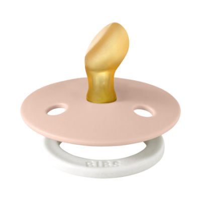 BiBs Glow In The Dark Fopspeen - Anatomisch - 6-18 Mnd - Blush BiBs Glow In The Dark Fopspeen - Anatomisch - 6-18 Mnd - Blush